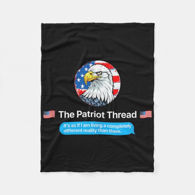 Couverture Polaire The Patriot Thread Living A Completely Different R (Devant)