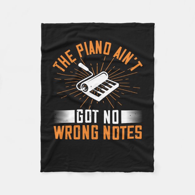Couverture Polaire The Piano Ain’T Got No Wrong Notes 03 (Devant)