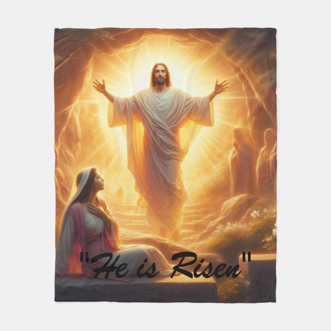 Couverture Polaire The Resurrection Light: Jesus Christ Rises (Devant)