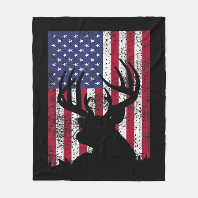 Couverture Polaire The Whitetail Hunter American Fla (Devant)
