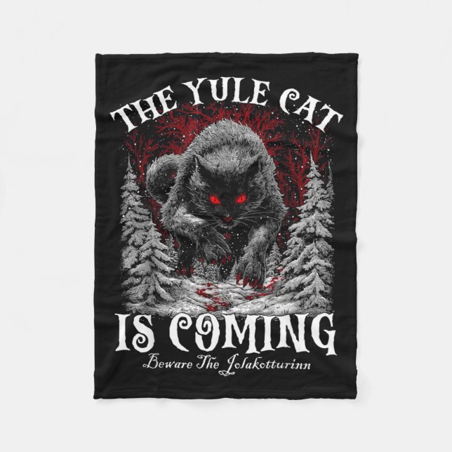 Couverture Polaire The Yule Cat Is Coming  (Devant)