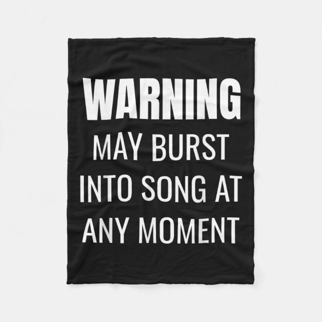 Couverture Polaire Theatre Quote - Musical Theater Teacher - Drama St (Devant)