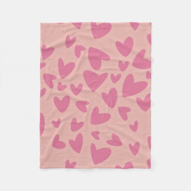 Couverture Polaire Thème de la Saint-Valentin  (Devant)