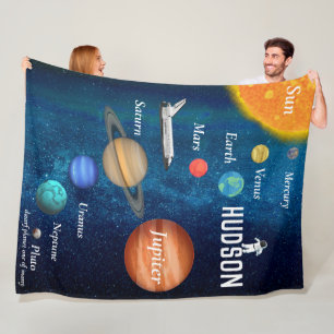 Couverture Polaire Thème de l'espace Système solaire Planètes Garçons
