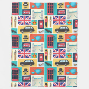 Couverture Polaire Thème Londres