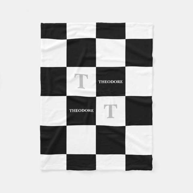 Couverture Polaire Théodore Nom Infirmière Unisex personnalisée Nom R (Devant)