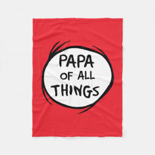 Couverture Polaire Thing One Thing Two - Papa de toutes choses