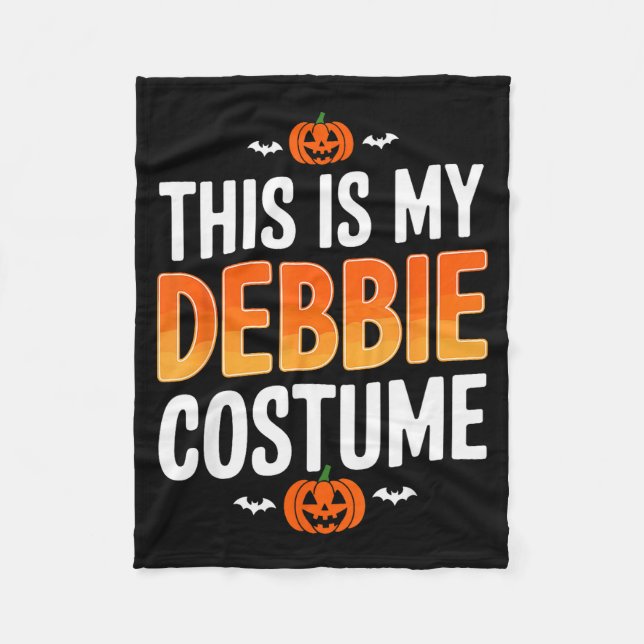 Couverture Polaire This Is My Debbie Costume Halloween Simple Costume (Devant)