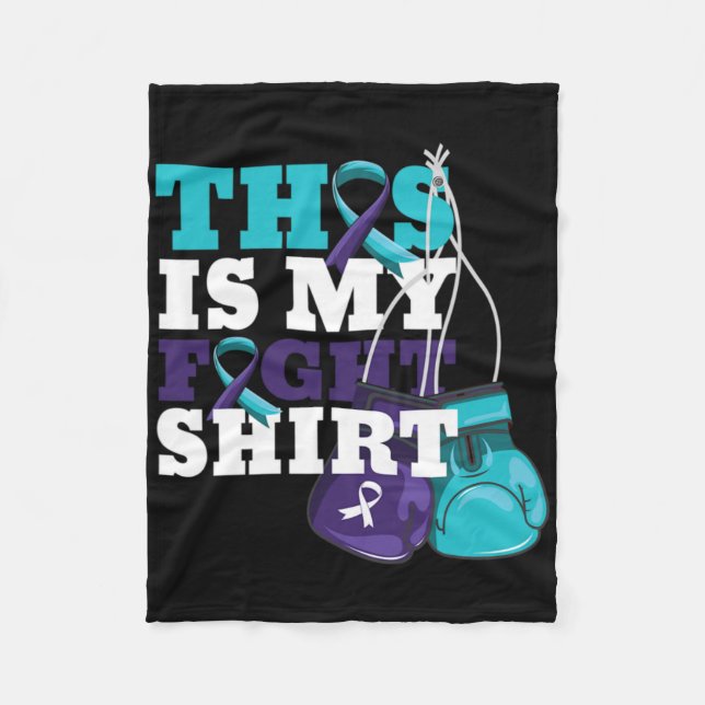 Couverture Polaire This Is My Fight Suicide Prevention Fighter Strong (Devant)