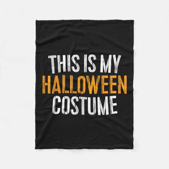 Couverture Polaire This Is My Halloween Costume (Devant)