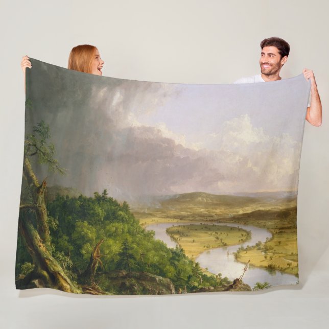 Couverture Polaire Thomas Cole The Oxbow The Connecticut River (En situation)