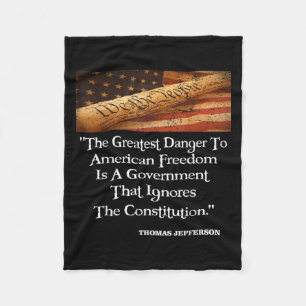 Couverture Polaire Thomas Jefferson Le Plus Grand Danger Pour La Libe