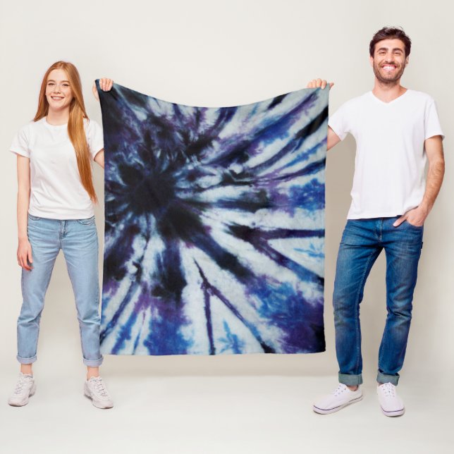 Couverture Polaire Tie Dye (En situation)