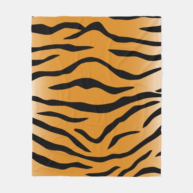 Couverture Polaire Tiger stripes pattern (Devant)