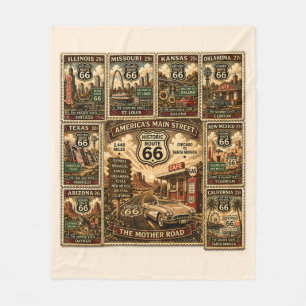 Couverture Polaire Timbre du patrimoine de la route mère centenaire