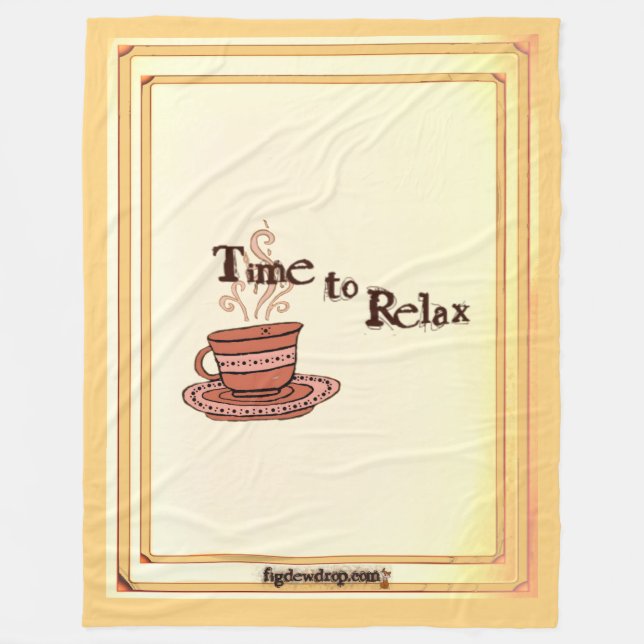 Couverture Polaire Time to Relax "Chocolate Bar" Fleece Blanket  (Devant)
