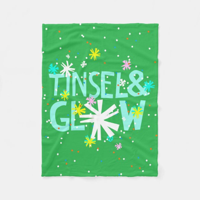Couverture Polaire Tinsel & Glow (Devant)