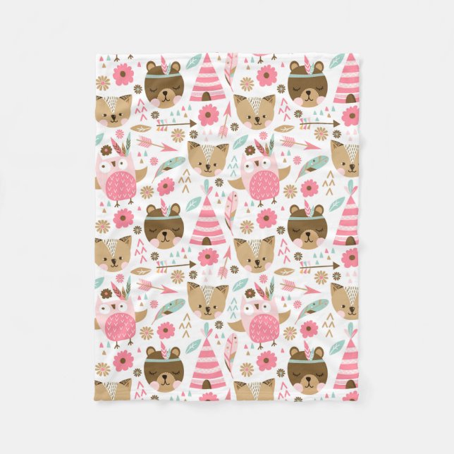 Couverture Polaire Tipi Teddy (Devant)