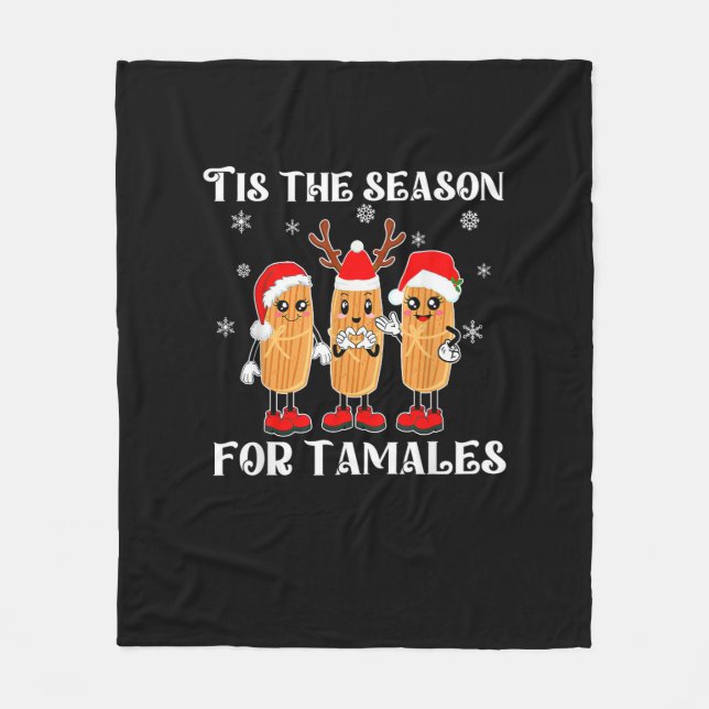 Couverture Polaire Tis Season For Tamales Mexican Christmas Modern (Devant)