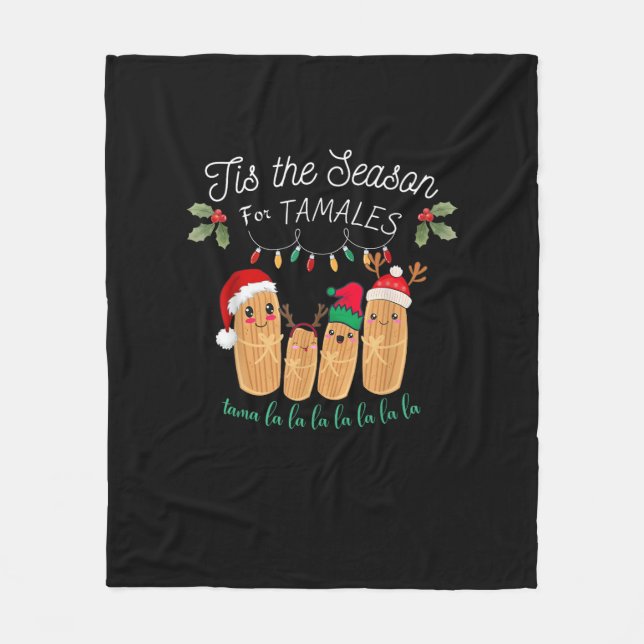 Couverture Polaire Tis Season For Tamales Mexican Christmas Modern (Devant)