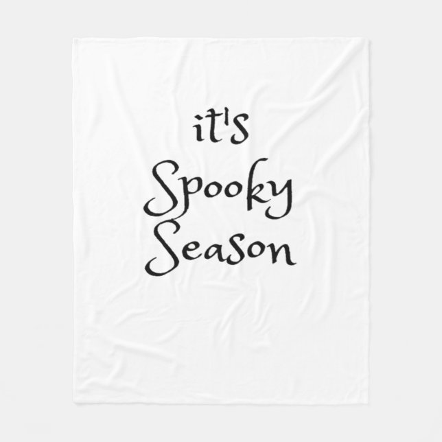 Couverture Polaire Tis The Season - Its Spooky Season (Devant)