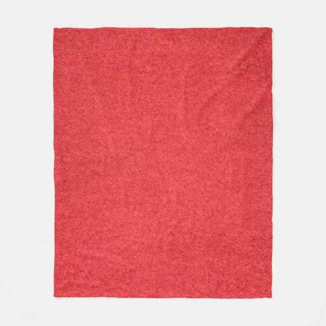 Couverture Polaire Tissu tissu rouge matière textile (Devant)