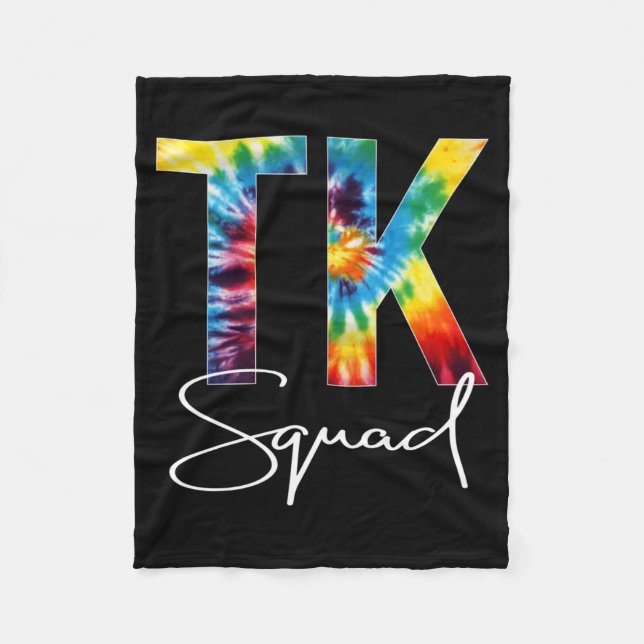 Couverture Polaire Tk Squad Tie Dye Appreciation Day (Devant)