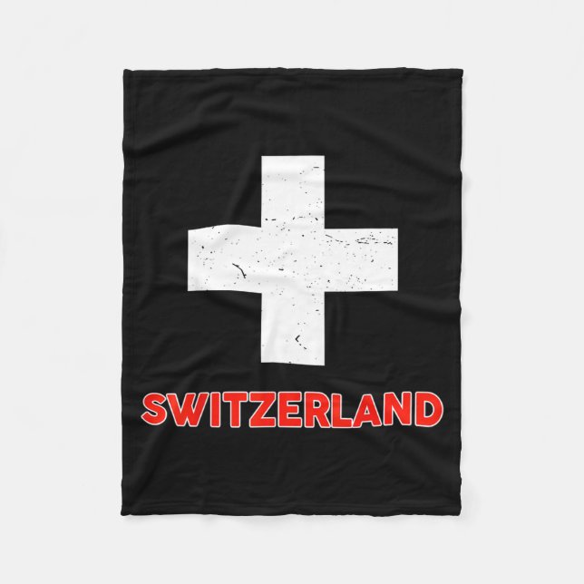 Couverture Polaire Toddler Swiss-shirt Switzerland Flag Baby Kids Boy (Devant)