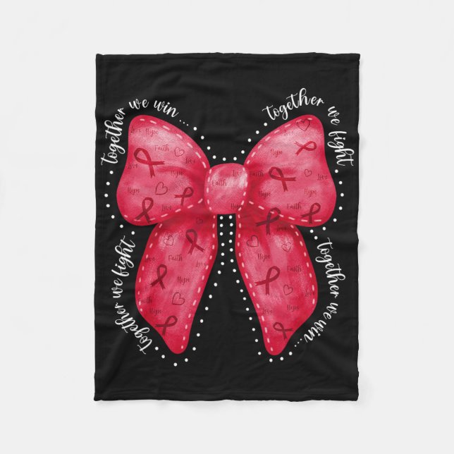 Couverture Polaire Together We Fight Together We Win Blood Cancer Awa (Devant)