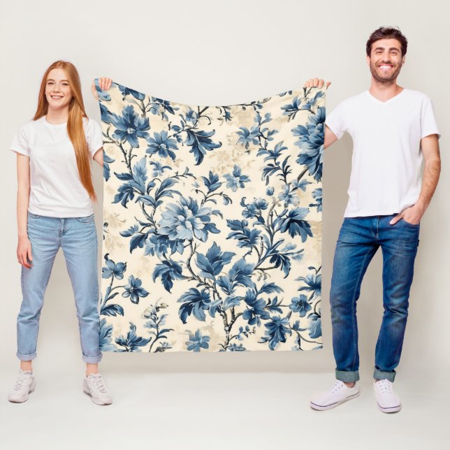 Couverture Polaire Toile Bleue Pays Français (En situation)