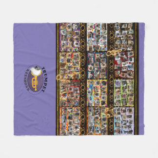 Couverture Polaire Toison avec tous les collages et le logo