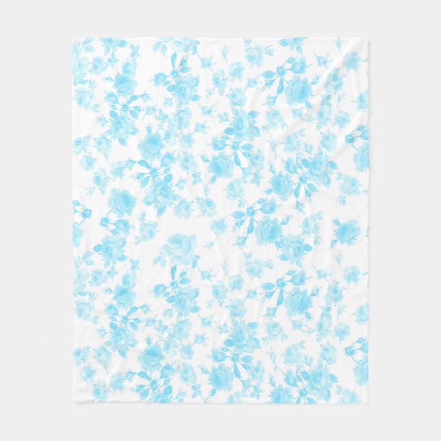 Couverture Polaire Toison Saint Colette Juin Rose capri bleu (Devant)