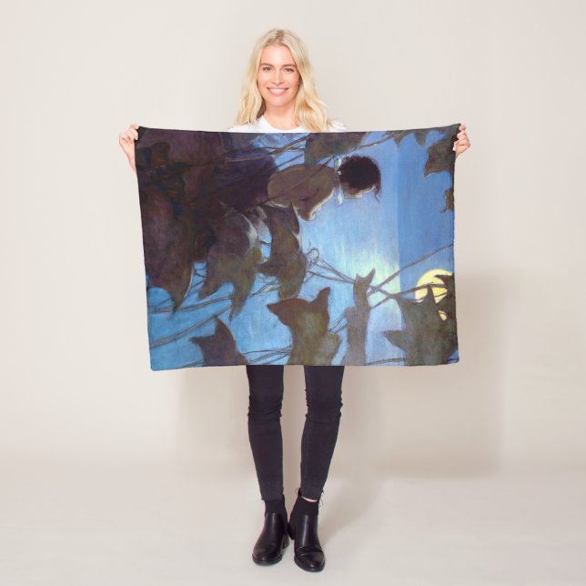 Couverture Polaire Tom regarde la lune, Jessie Willcox Smith (En situation)