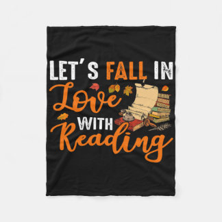 Couverture Polaire Tombons dans l'amour avec la lecture des livres am