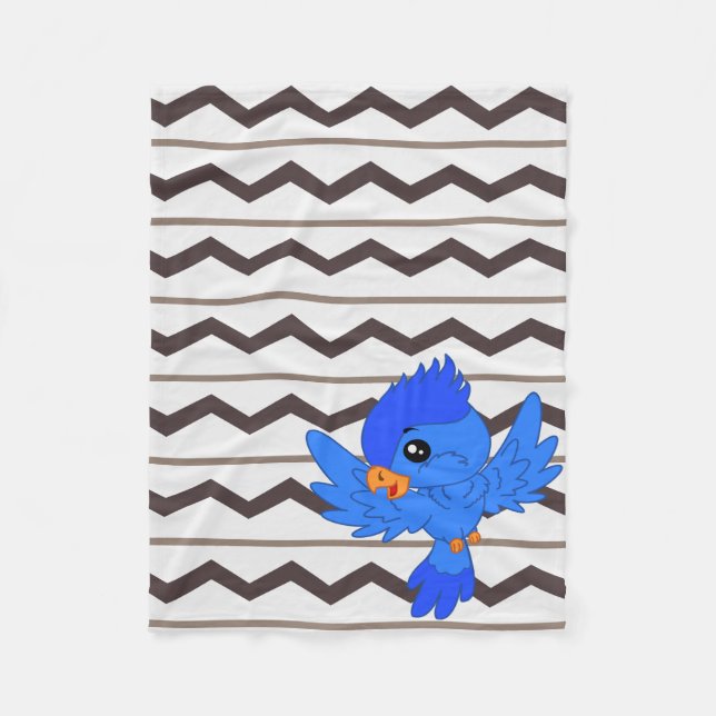 Couverture Polaire Tondez le bébé couvrant, 76,2 cm X 101,6 cm (Devant)