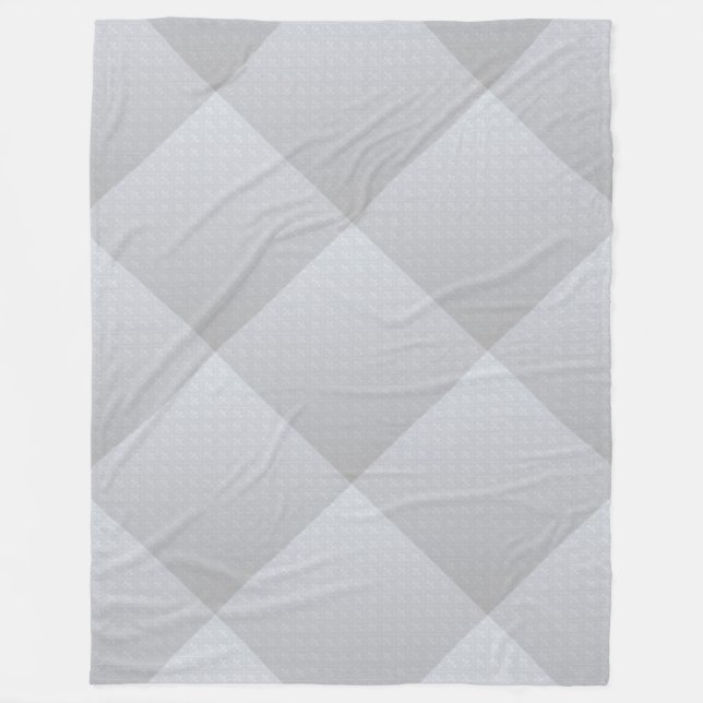 Couverture Polaire Tons multiples Gris Fleur de Lis (Devant)