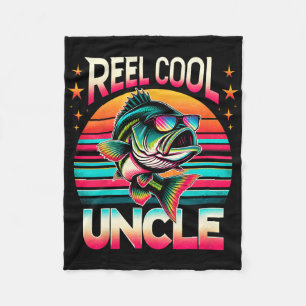 Couverture Polaire Tonton pêche drôle B Moulinet Tonton cool Fête des