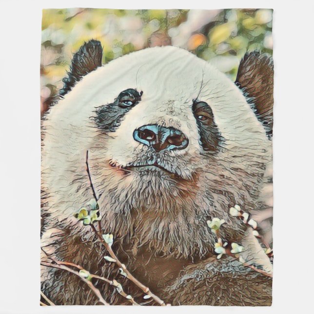 Couverture Polaire toony panda (Devant)