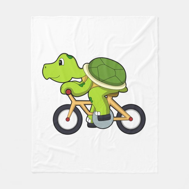 Couverture Polaire Tortue avec vélo.PNG (Devant)