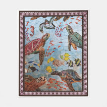 Tortues Aux Animaux Océaniques