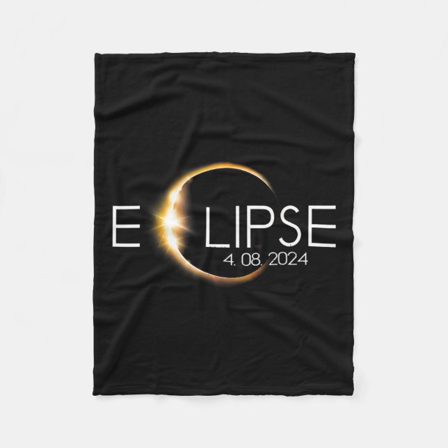Couverture Polaire Total Éclipse Solaire 8 avril 2024 Totalité (Devant)