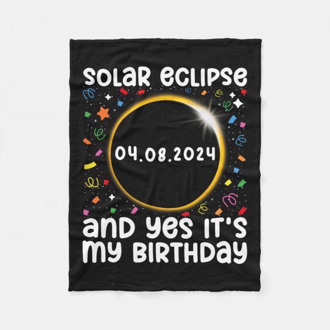 Couverture Polaire Total Éclipse Solaire Et Oui C'Est #39 ; #39 ; s M (Devant)