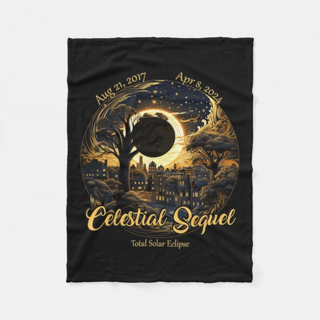 Couverture Polaire Total Éclipse solaire Séquelle céleste 2017 Totali (Devant)
