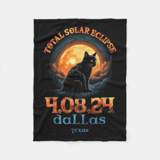 Couverture Polaire Total Solaire Eclipse 2024 Dallas Texas