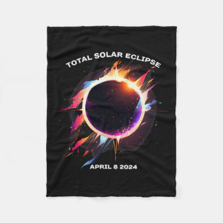 Couverture Polaire Total Solaire Eclipse Avril 8 2024 Totalité Souven