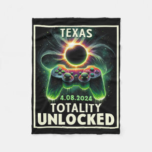 Couverture Polaire Total Solar Eclipse 2024 Texas Video Game Gamer