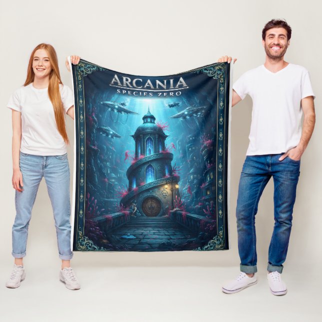 Couverture Polaire Tour de fantasy sous-marin des espèces zéro d'Arca (En situation)