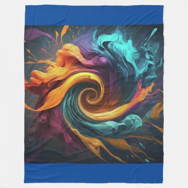 Couverture Polaire Tourbillon de Vibrance (Devant)