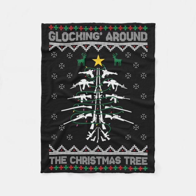 Couverture Polaire Tournant autour de l'arbre de Noël Pull de Noël la (Devant)