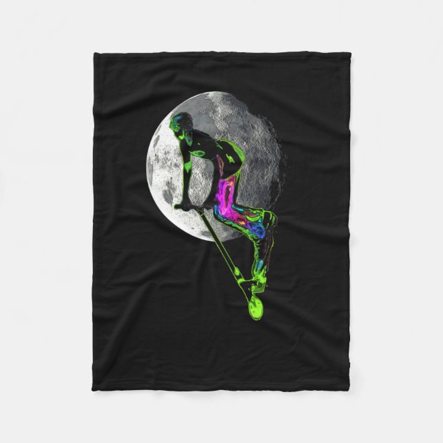 Couverture Polaire Tournée de lune - Scooter Boy Artwork (Devant)